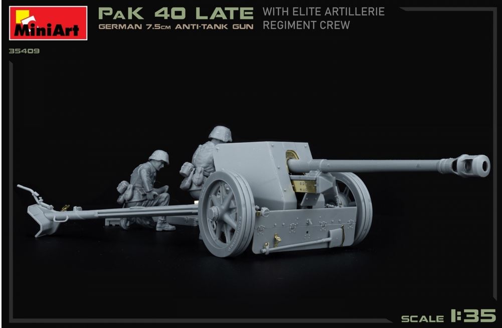 1:35 Deutsche 7,5cm PaK 40 mit Crew (4)