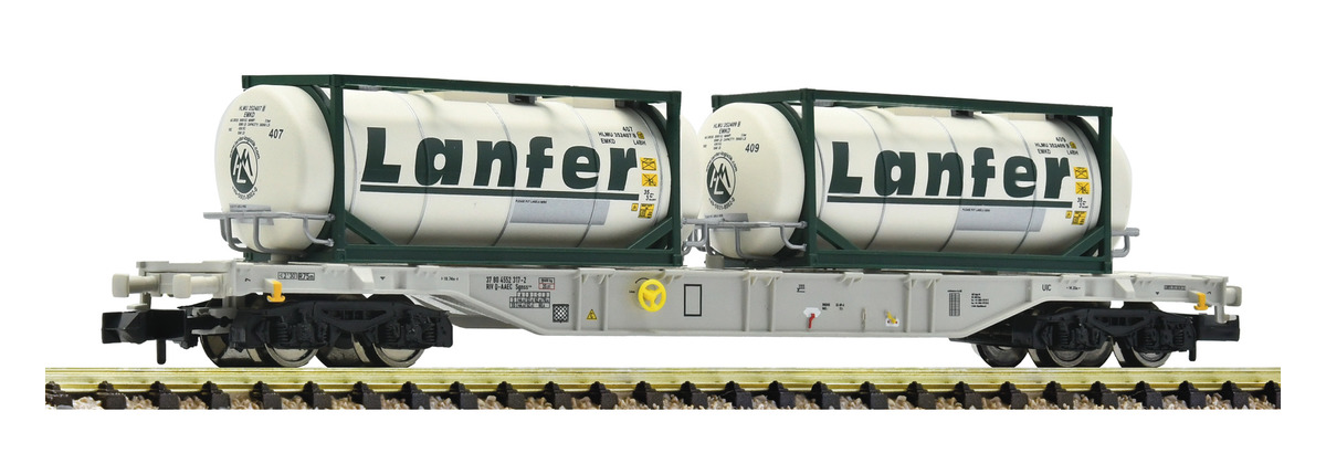 Containertragwagen Sgnss AAE+Lanfer
