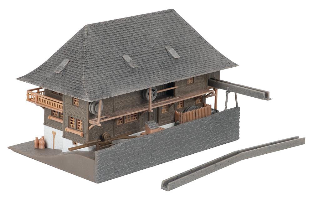 Jubiläumsmodell Öhlermühle mit Figur