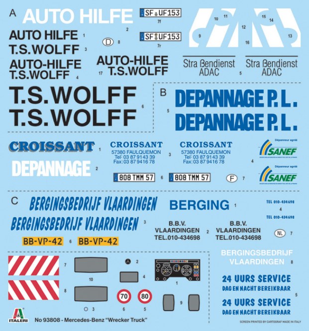 1:24 MERCEDES-BENZ WRECKER TRUCK