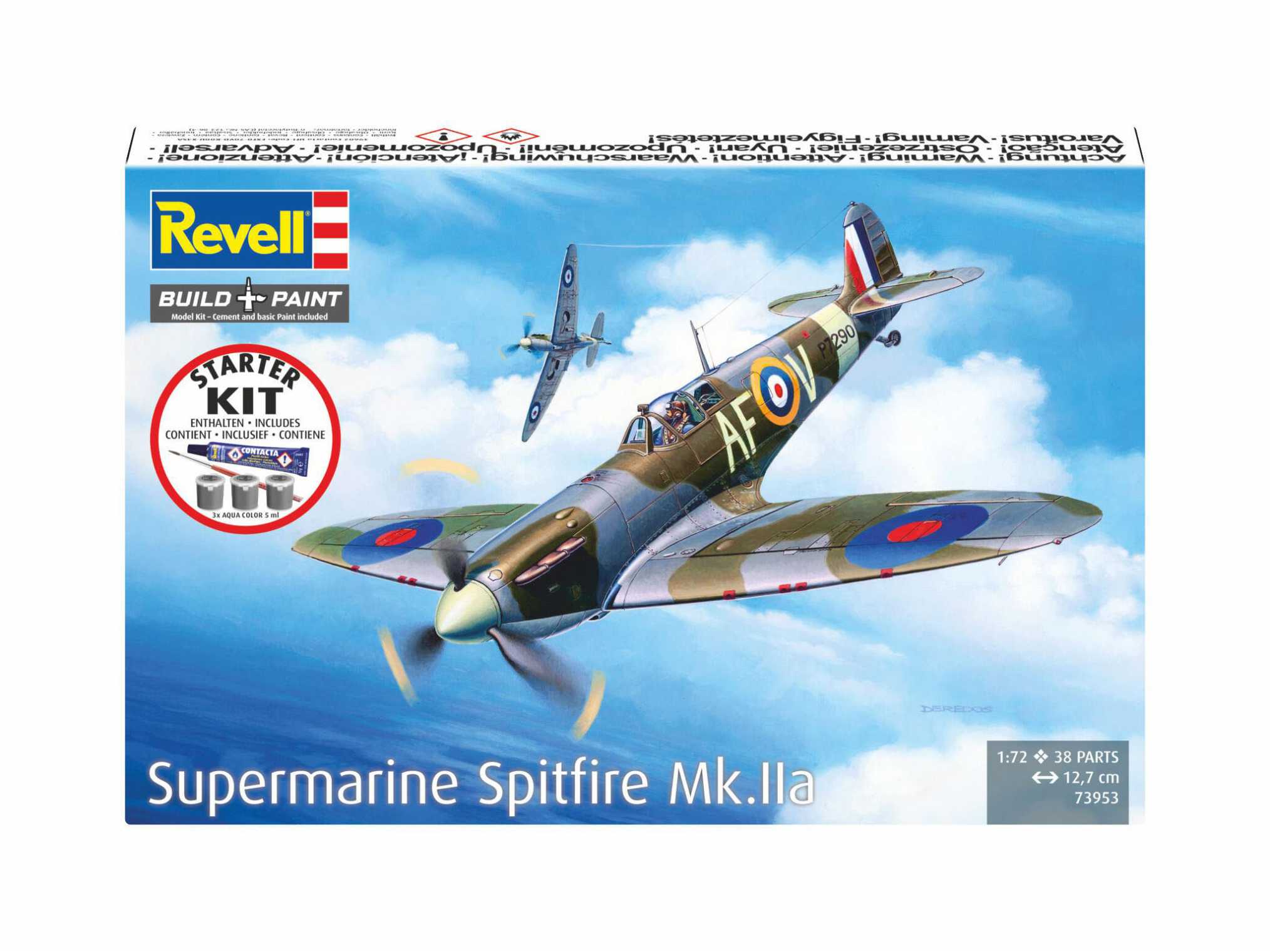 1:72-Starter Kit Spitfire Mk.IIa