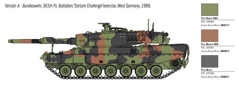 1:35 Leopard 2 A4 War Thunder