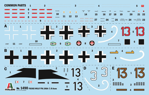 1:72 Focke-Wulf FW 190 A-7/A8 ACES