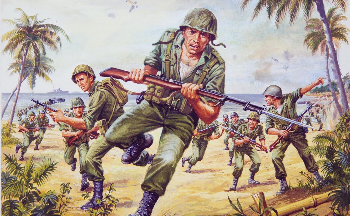 1/76 WWII US Marines